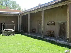 First courtyard, where most of the family activities occurred