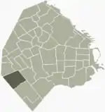 Location of Mataderos within the Autonomous City of Buenos Aires