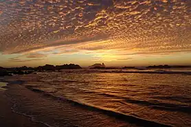 Seashore at dusk in Matanzas