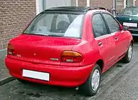 Mazda 121 with canvas roof (Europe)