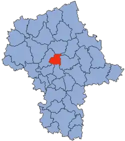 Location within the voivodeship