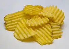 Ruffled potato chips