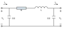 Medium length of power line