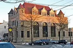 First National Bank building on State Street