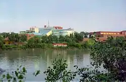 Downtown Medicine Hat overlooking the City Hall