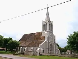 The church in Meilly-sur-Rouvres