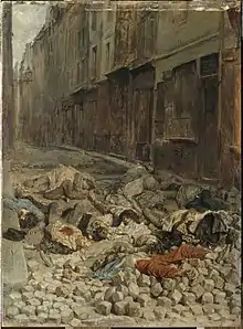 Rue de la Mortellerie, June 1848, 1850 (Louvre)