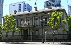 The historic former Melbourne Mint, which now houses a Greek cultural centre and a museum