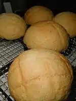 Homemade melon buns