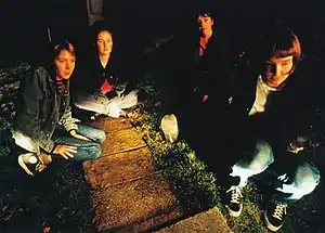 Members of the band Plumtree. From left to right: Carla Gillis, Catriona Sturton, Lynette Gillis, and Amanda Braden