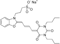 Skeletal formula of merocyanine I