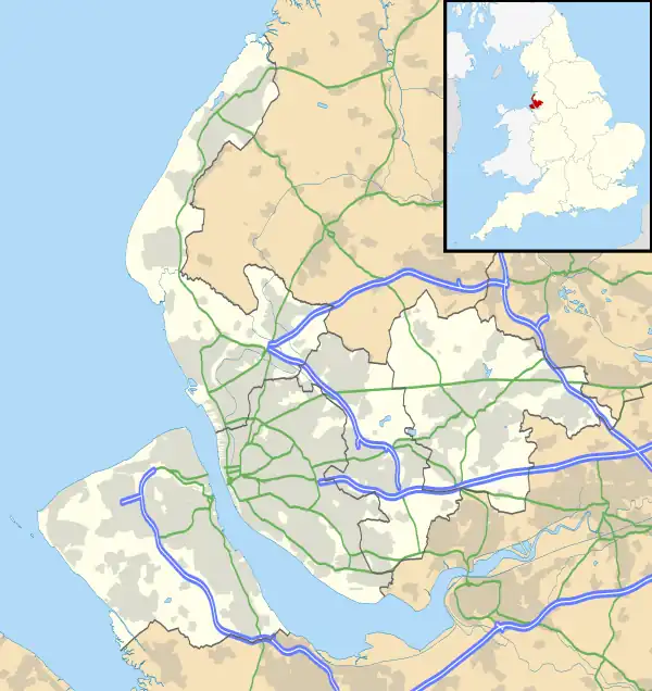 Rainford is located in Merseyside