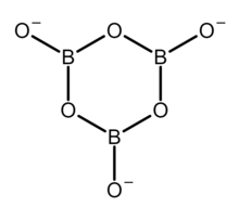 Trimeric metaborate ion