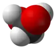 Spacefill model of methanediol