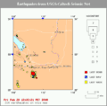 A swarm of earthquakes