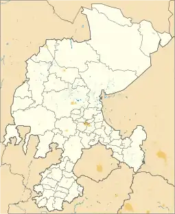 Location of Gualterio in Zacatecas