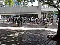 Critical Mass Miami assembling in Government Center