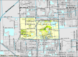 U.S. Census Bureau map showing town boundaries