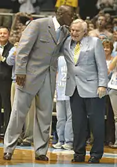 Michael Jordan (left)