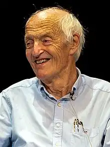 Frayn at the 2023 Chiswick Book Festival