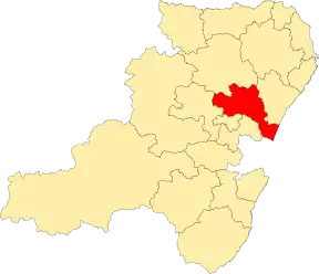 Location of the ward