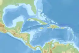 1843 Guadeloupe earthquake is located in Middle America