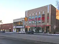 East side of Woodward (the Fine Arts Theatre is in the center)