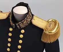 Close-up image of military epaulettes