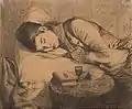 Sleeping woman, 1880