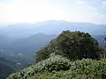 Mount Ushiro from Mount Mimuro (10/2008)