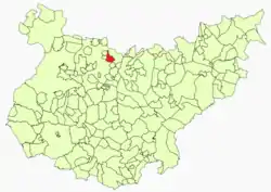 Location in Badajoz