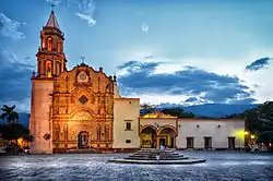 Temple built by Junípero Serra between 1751 and 1758.