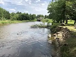 The Mississippi River crossed by Highway 200 on the west edge of Jacobson