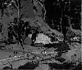 Aerial photograph of Mitholz, c. 1930, before construction of the munitions facility