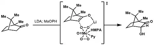 Transition state for MoOPH alpha-hydroxylation