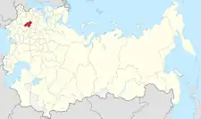 Location in the Russian Empire