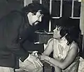 Mohammed Hassan and Fatima Benmezian in 1965 during the Theater play "Ana u Chama".