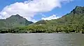 Facing the Kualoa Mountains