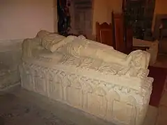 Tomb of lord Nuno Freire de Andrade, o Mao (died 1431), who ruled Pontedeume, Ferrol and Vilalba