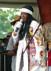 Boudreaux at the New Orleans Jazz Fest, 2006