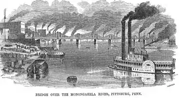 Monongahela River Scene, 1857