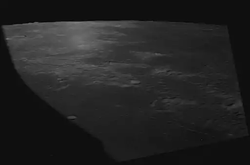 Oblique view facing west from Apollo 8