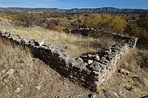 Ruins of a Sinagua house which dates back to 1050