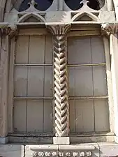 a Gothic column