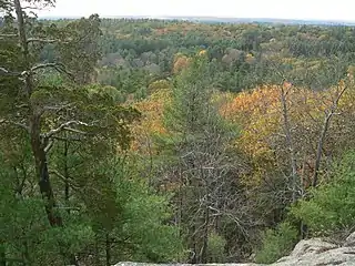 View from Bluff Overlook