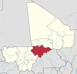 Location within Mali