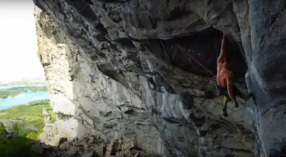 Moritz Welt on Odin's Eye 8c+ (5.14c)