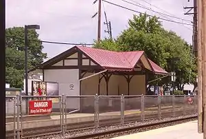 Morton station in May 2010