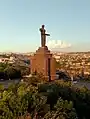 The monumental statue of Mother Armenia at the park