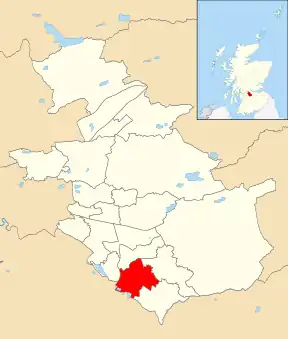 Location of the ward